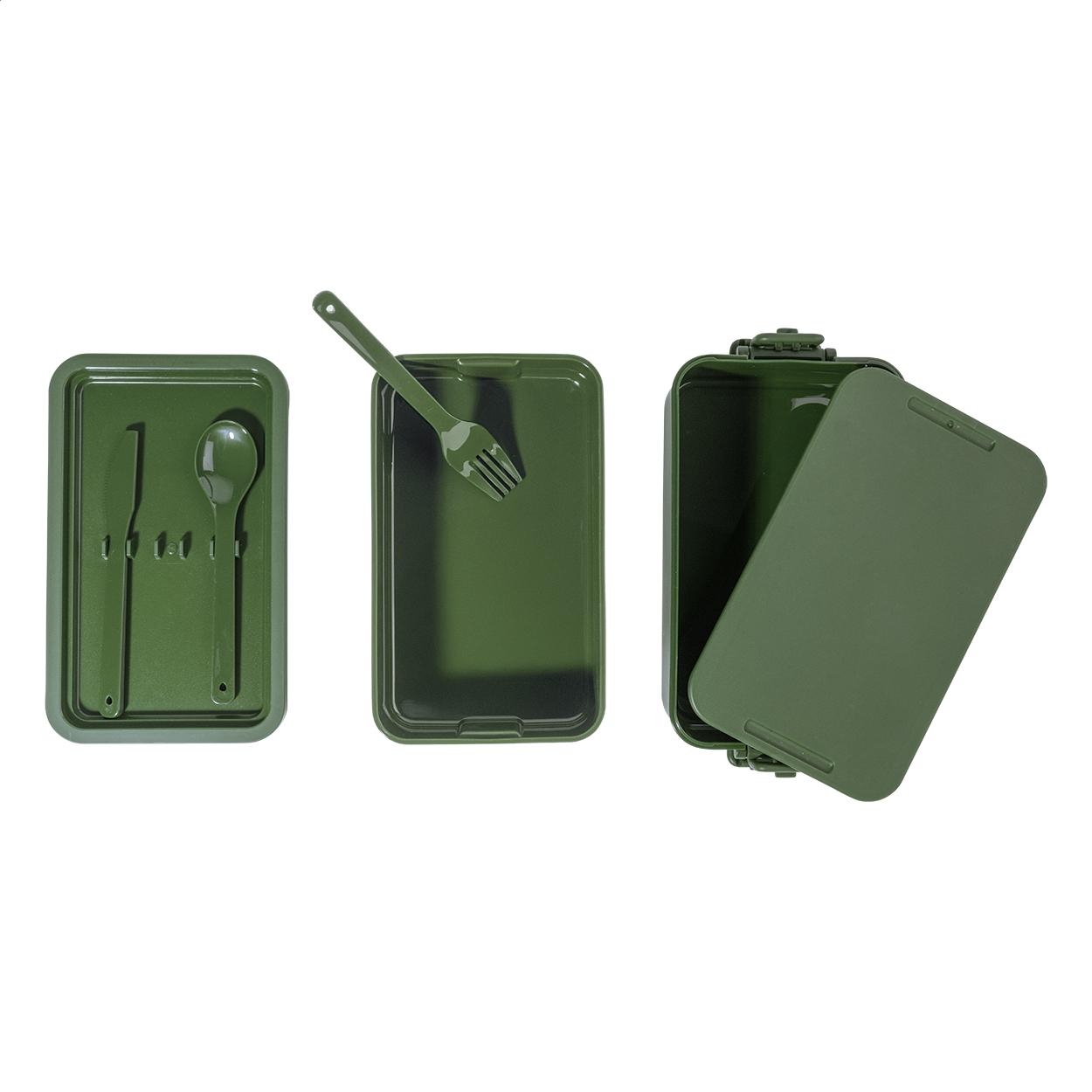 Cutie pentru prânz stivuibilă Duplox Verde
