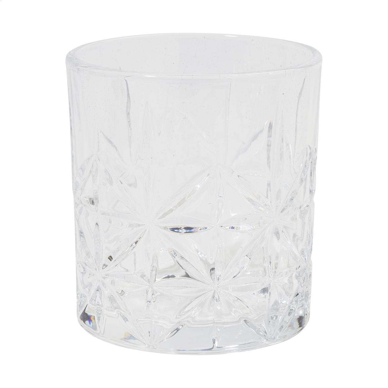 Set pahare pentru whisky Highland transparent argintiu