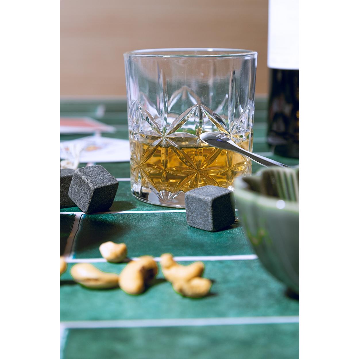 Set pahare pentru whisky Highland transparent argintiu