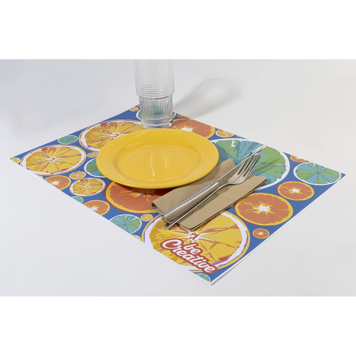 Șervețel de hârtie personalizat DinePrint Alb