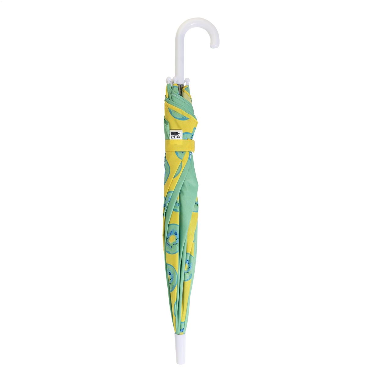 Umbrelă personalizată RPET pentru copii CreaRain Junior Alb