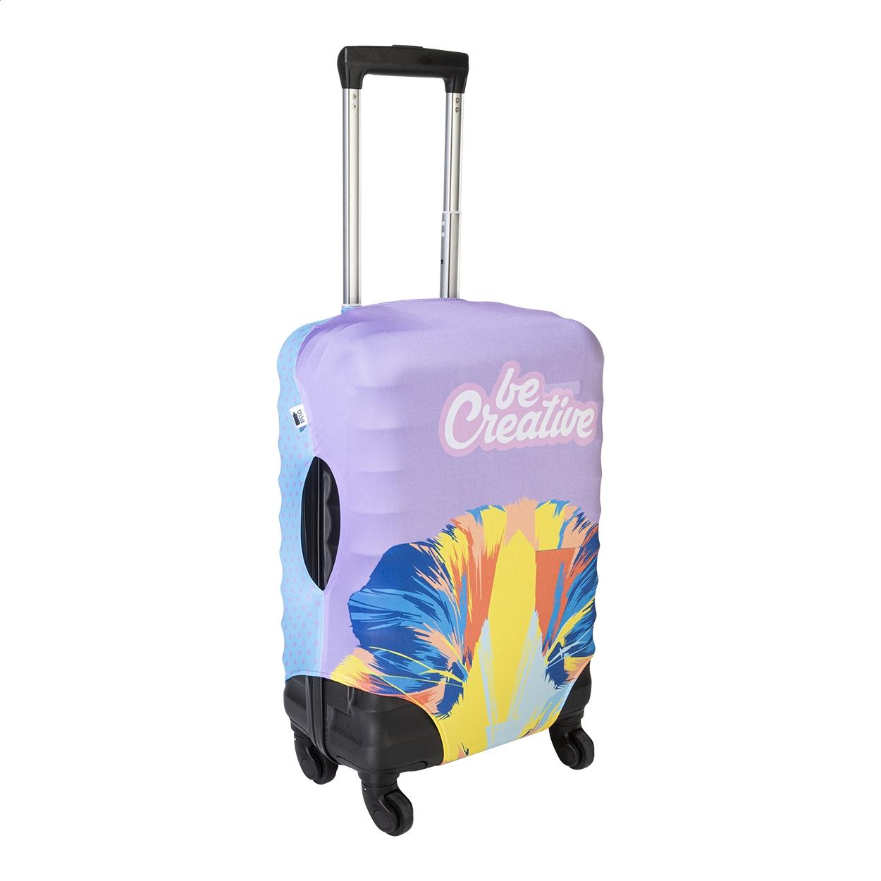 Husă personalizată pentru bagaje, RPET BagSave S Alb