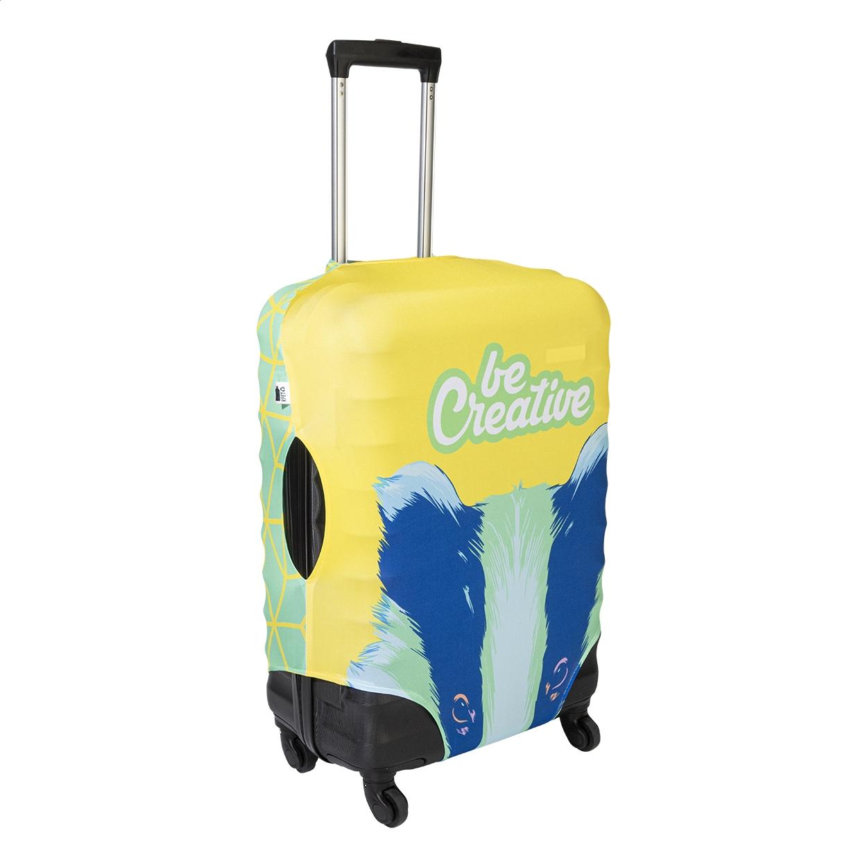 Husă personalizată pentru bagaje, RPET BagSave L Alb