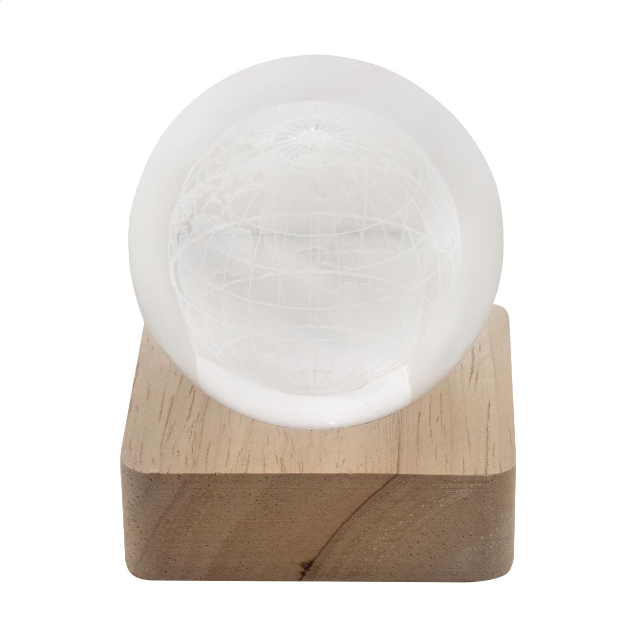 Glob luminos din sticlă LumiGlobe transparent