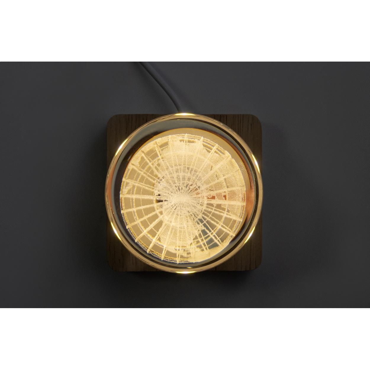 Glob luminos din sticlă LumiGlobe transparent