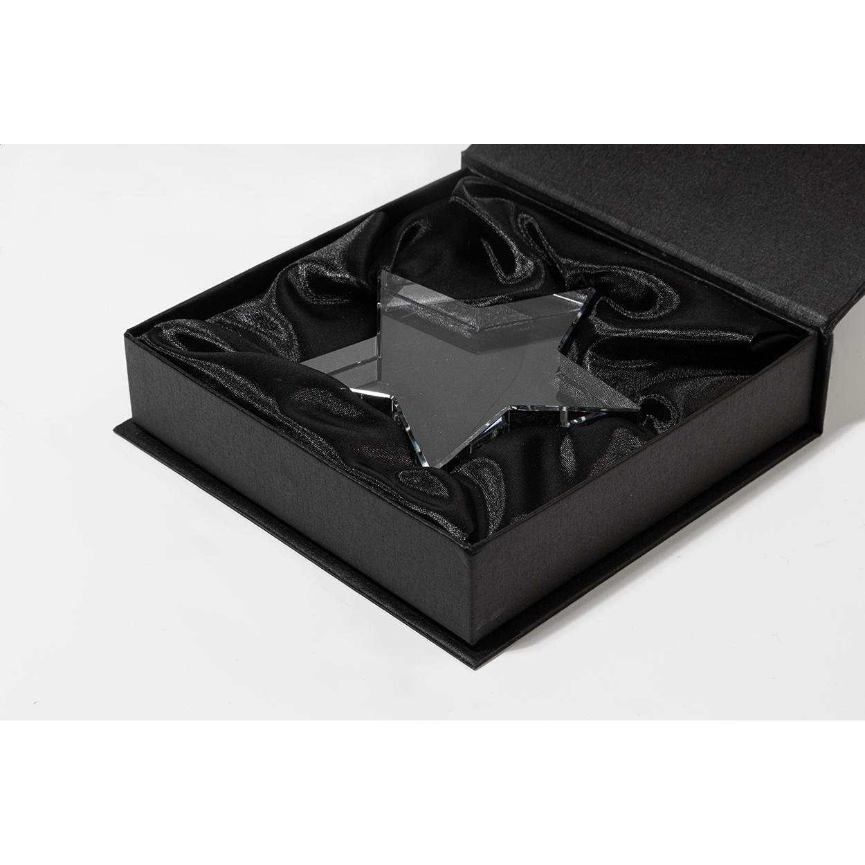 Trofeu stea Crystar transparent