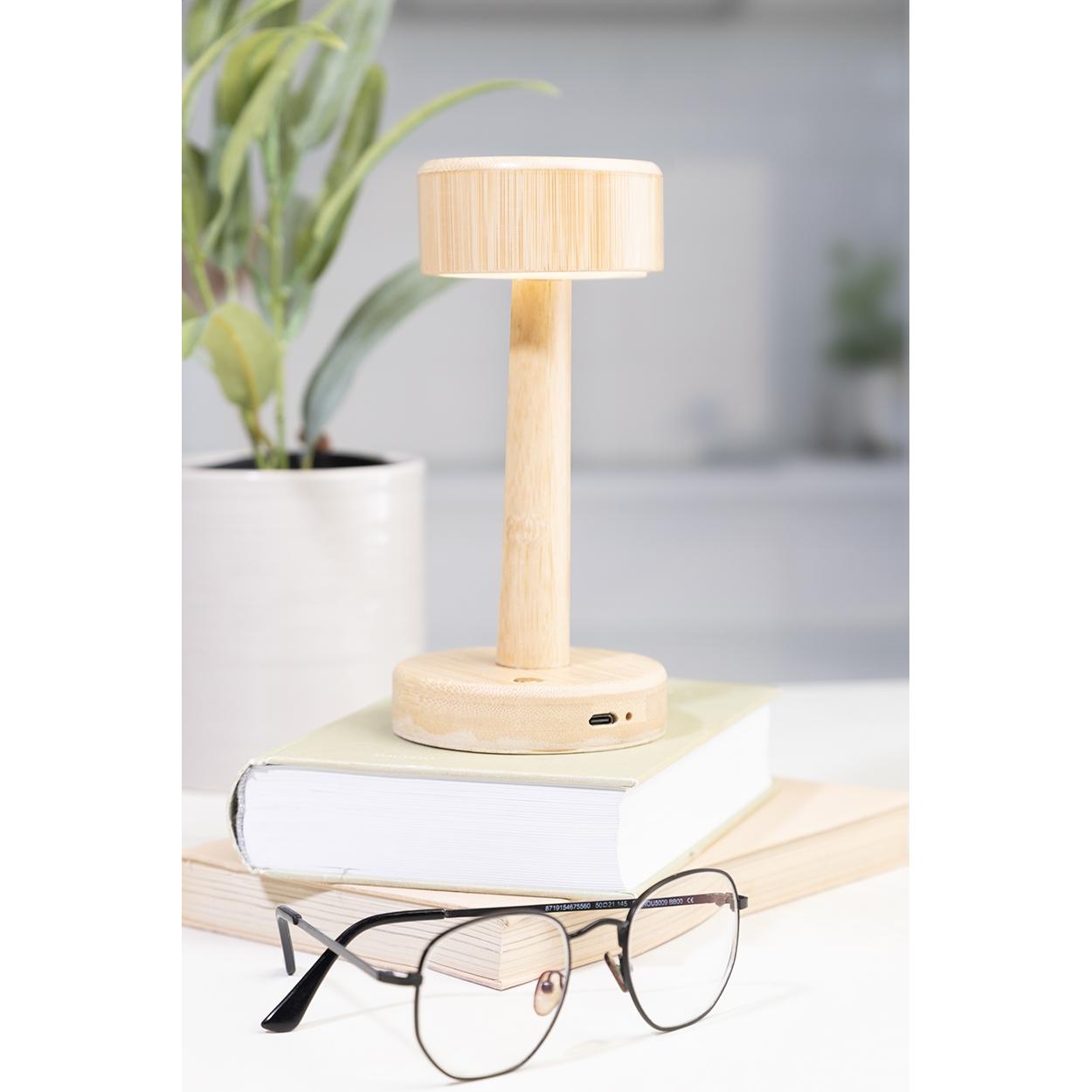 Lampă de masă din bambus Lumboo natural