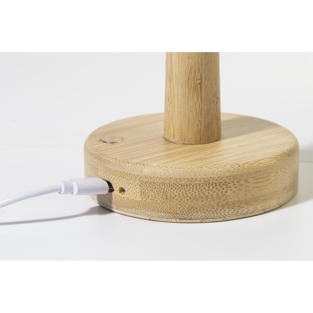 Lampă de masă din bambus Lumboo natural