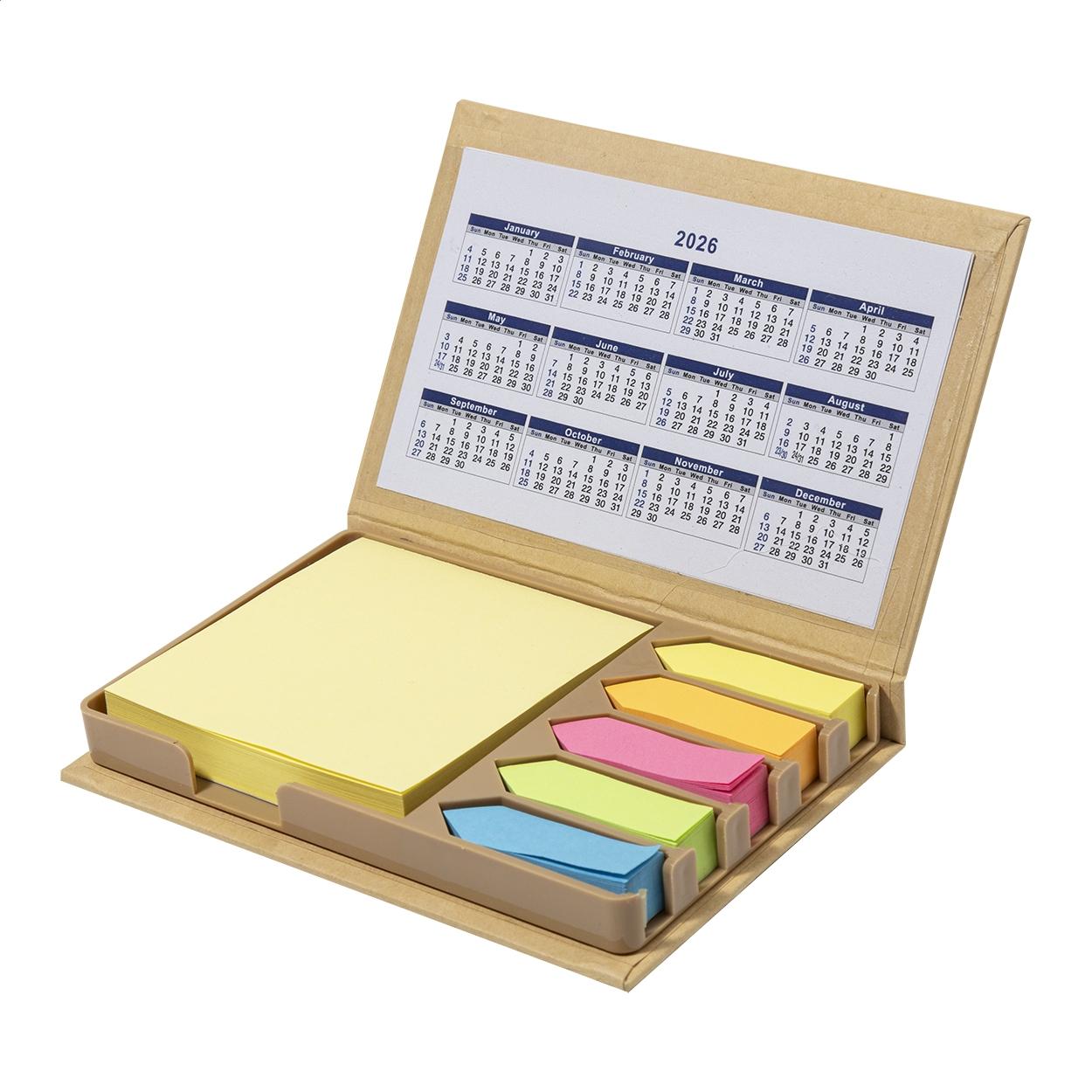 Agendă calendar cu note autoadezive Calenot