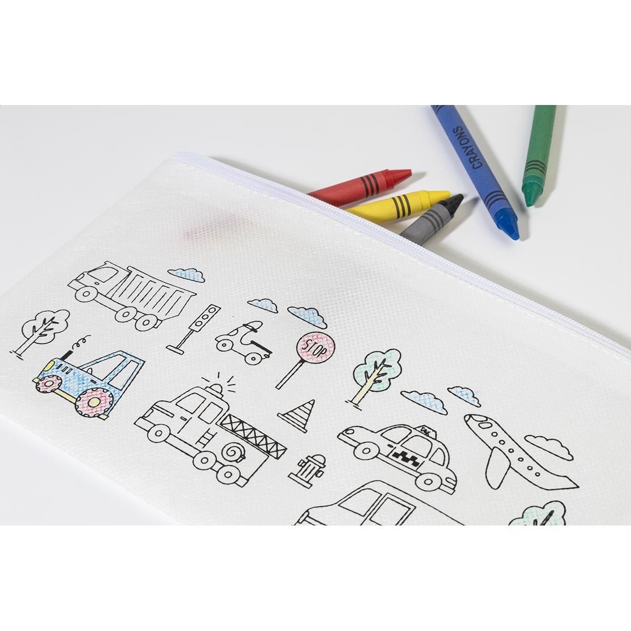 Penar pentru colorat, RPET Gocolo Alb
