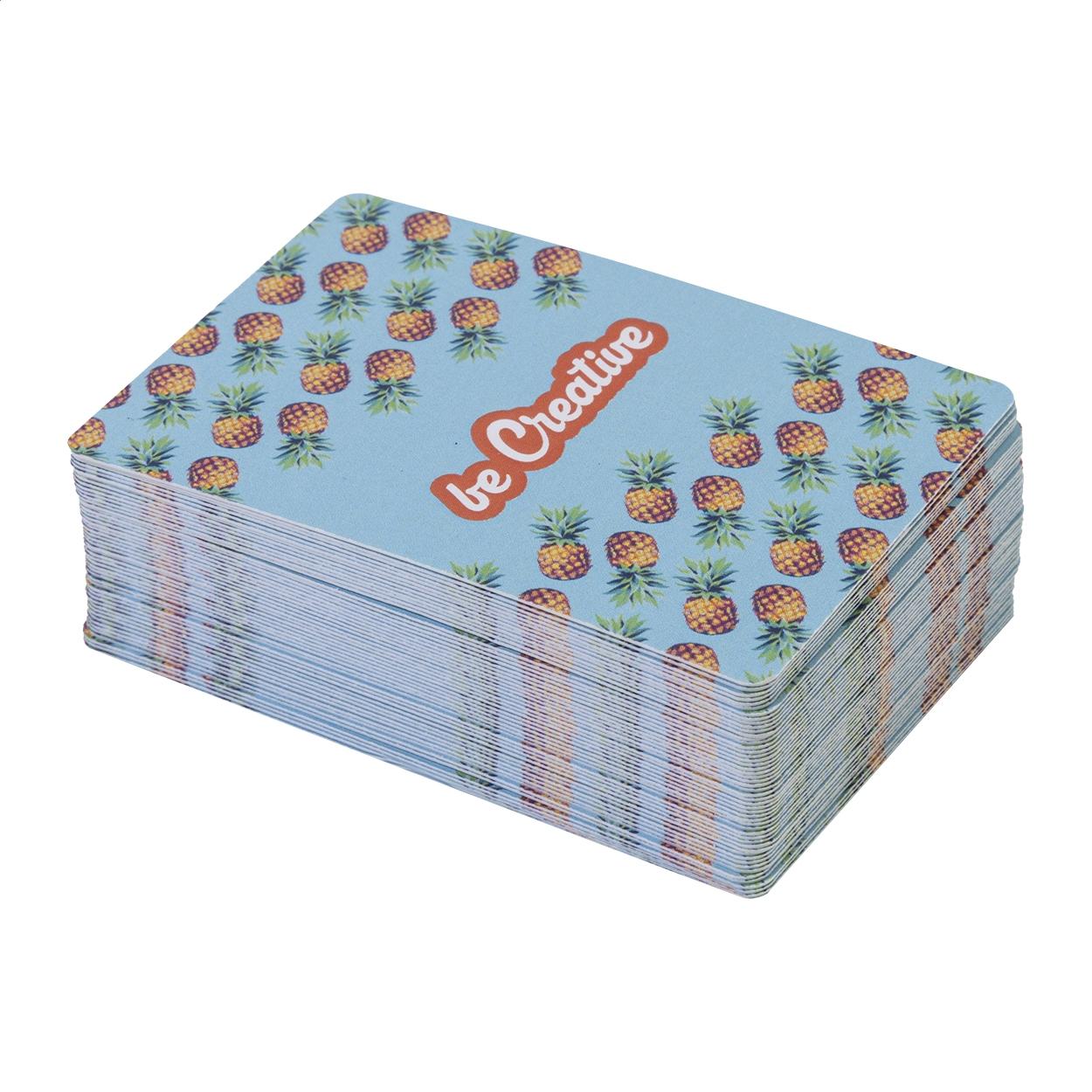Cărți de joc personalizate CreaCard Pocket Alb
