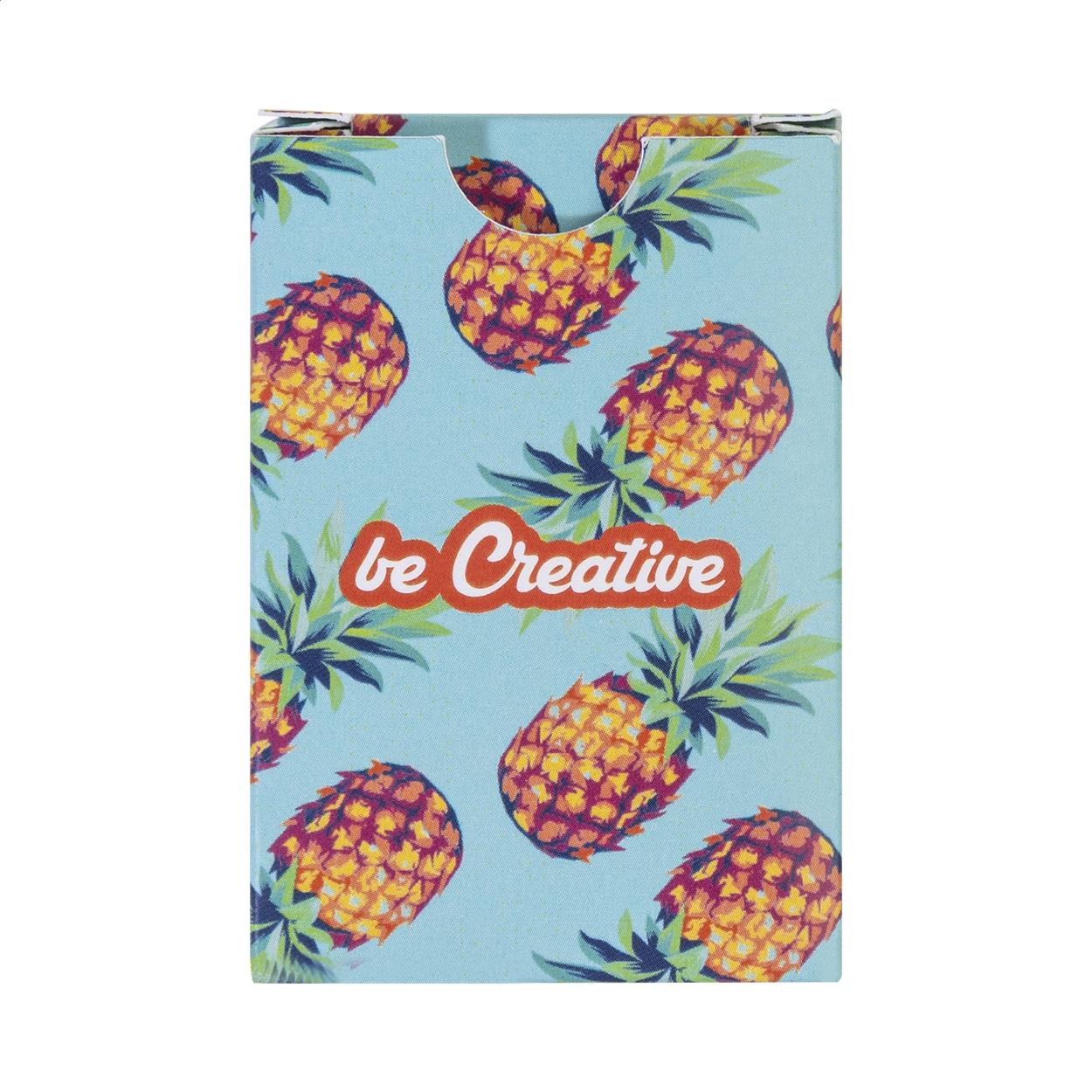 Cărți de joc personalizate CreaCard Pocket Alb