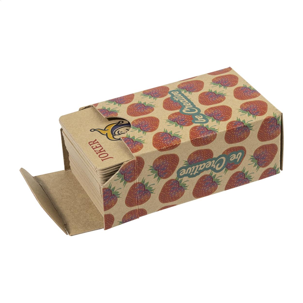 Cărți de joc personalizate CreaCard Pocket Eco natural