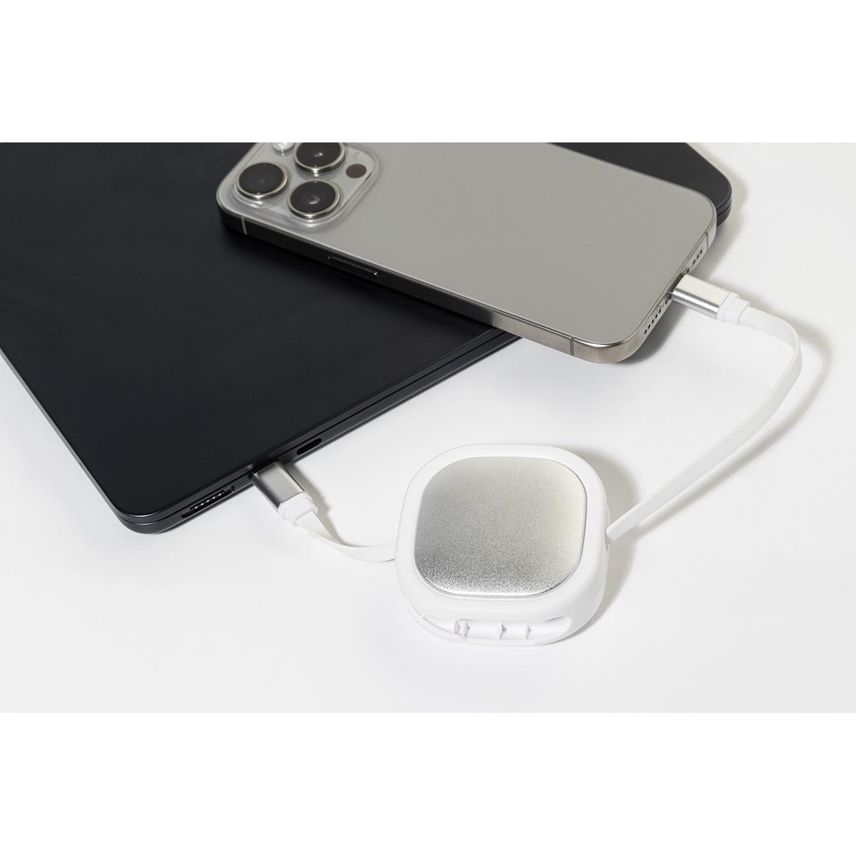 Cablu de încărcare USB-C 60 W Cabsle Plus Alb