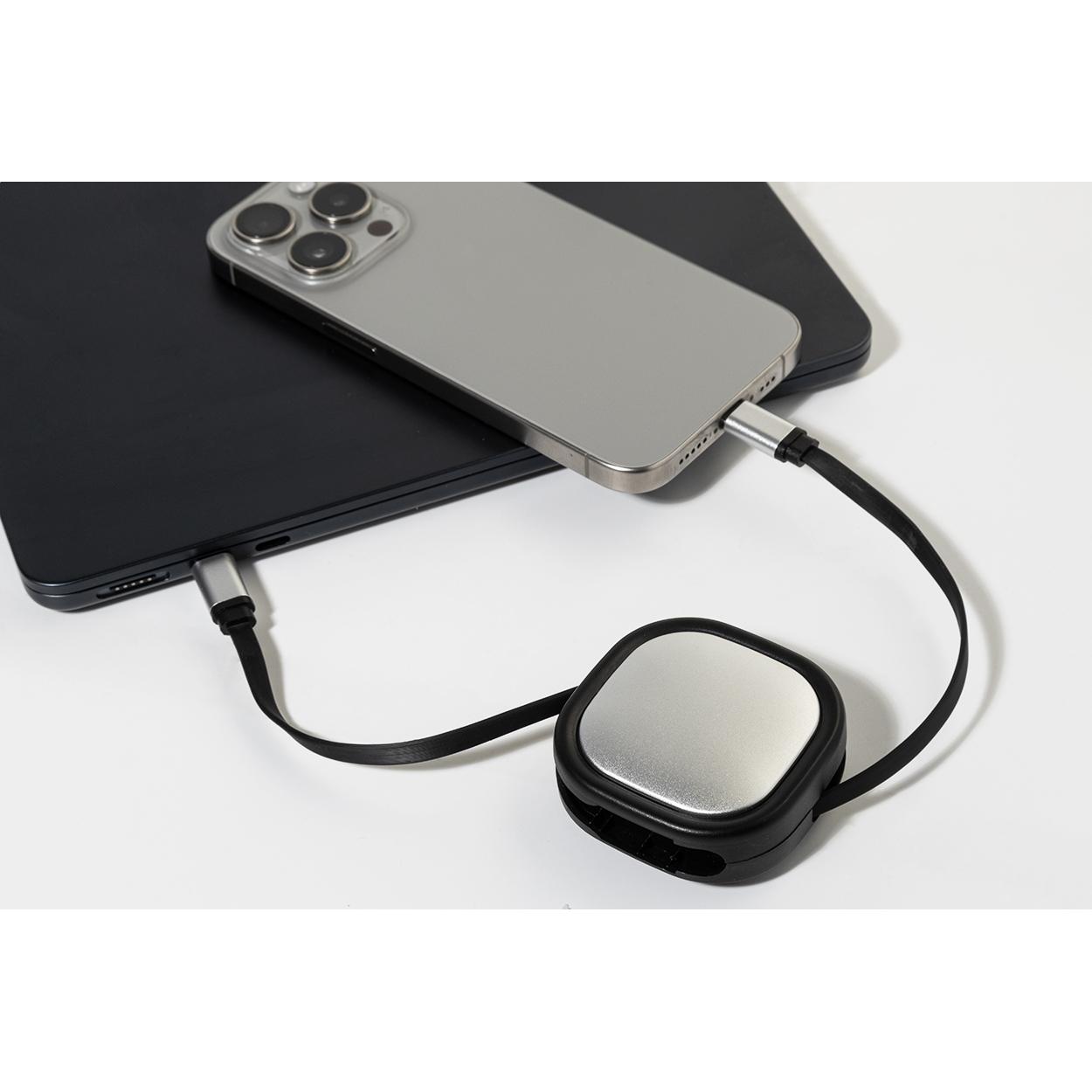 Cablu de încărcare USB-C 60 W Cabsle Plus Negru