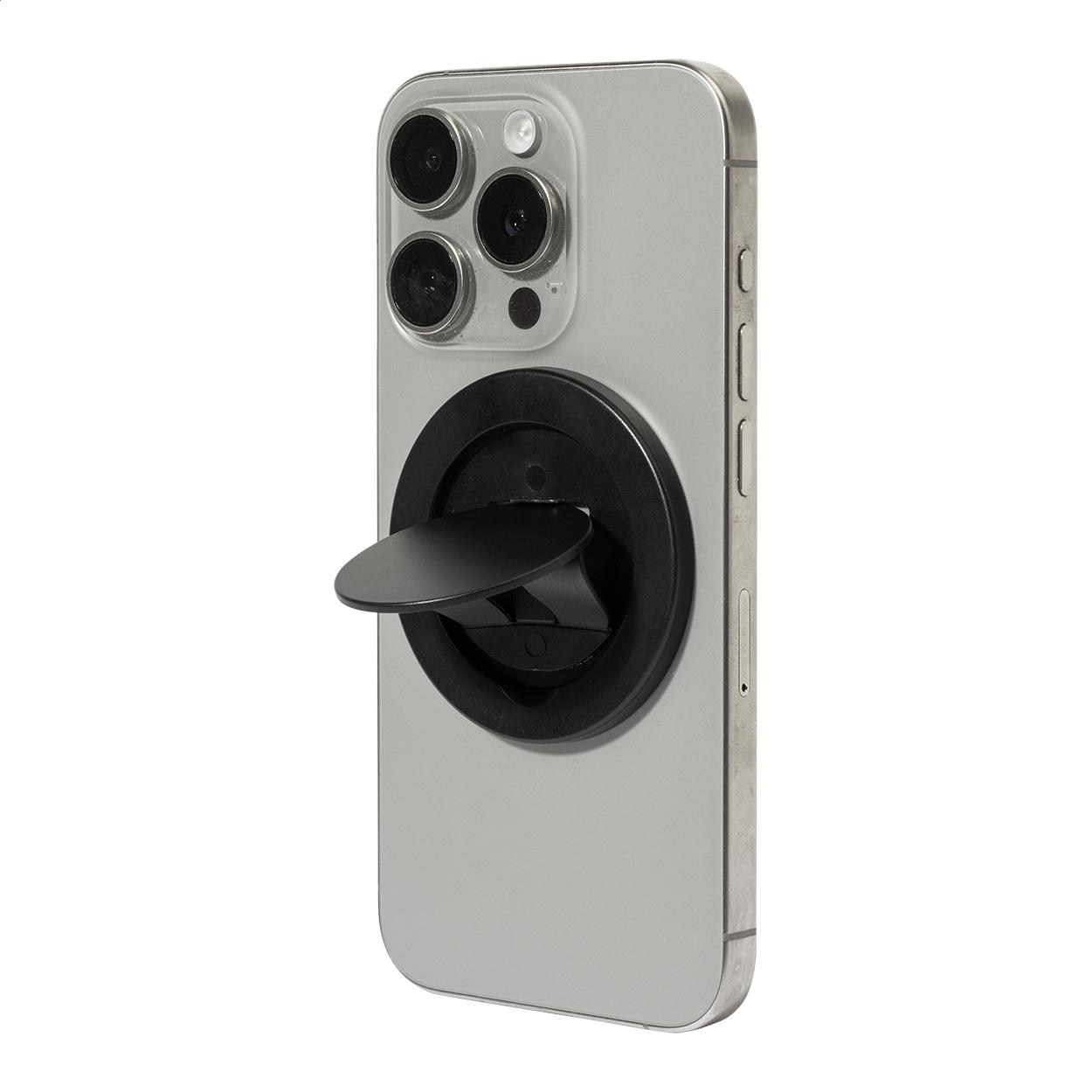 Suport magnetic pentru telefon mobil, RABS Magobik Negru