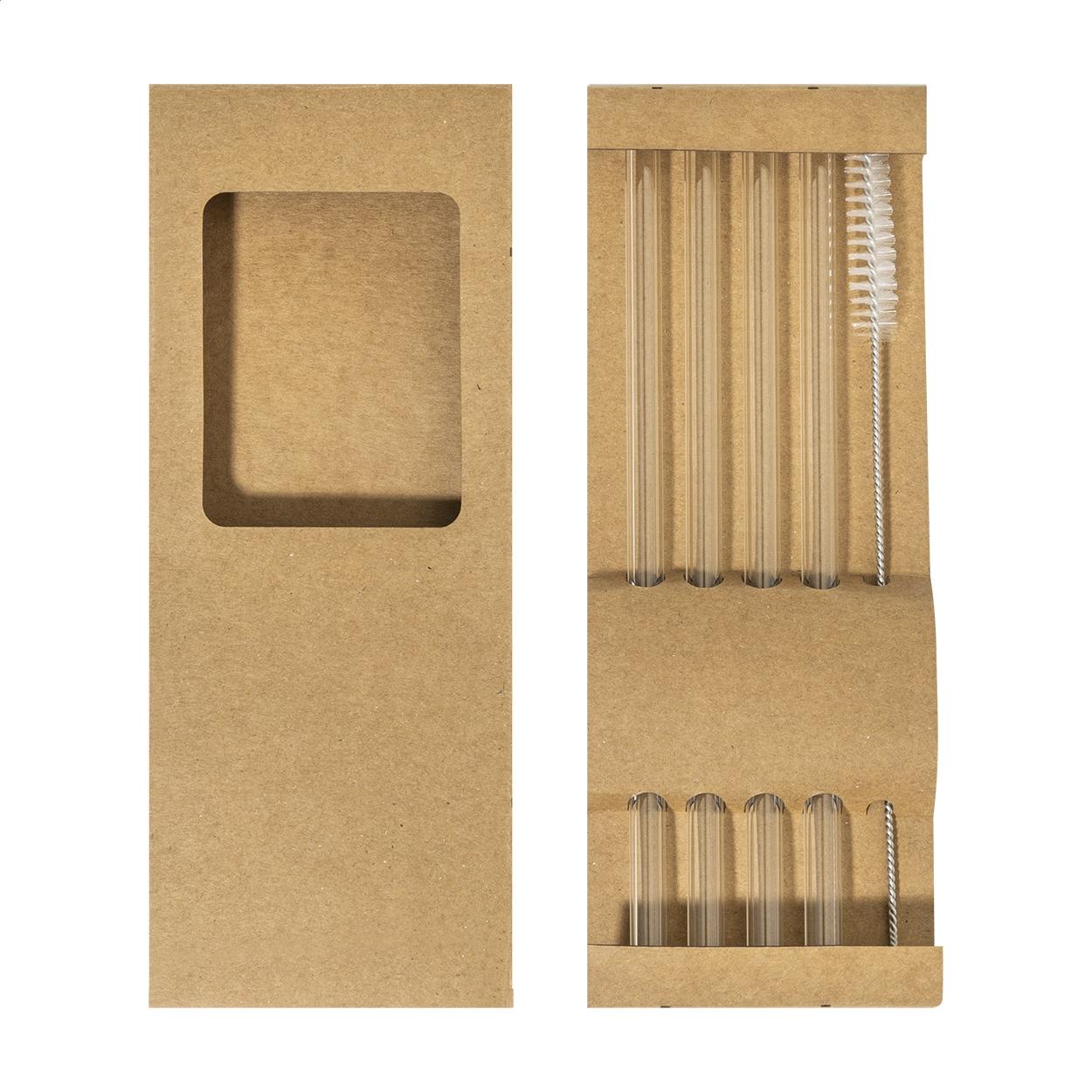 Set paie din sticlă Borosip transparent