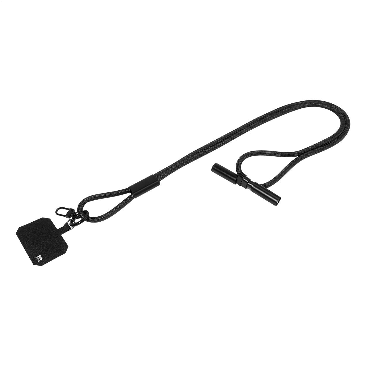 Cablu 60 W pentru telefon mobil, RPET HolCharge Negru