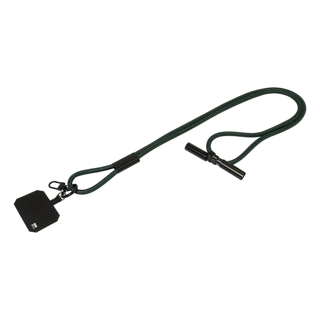 Cablu 60 W pentru telefon mobil, RPET HolCharge verde închis