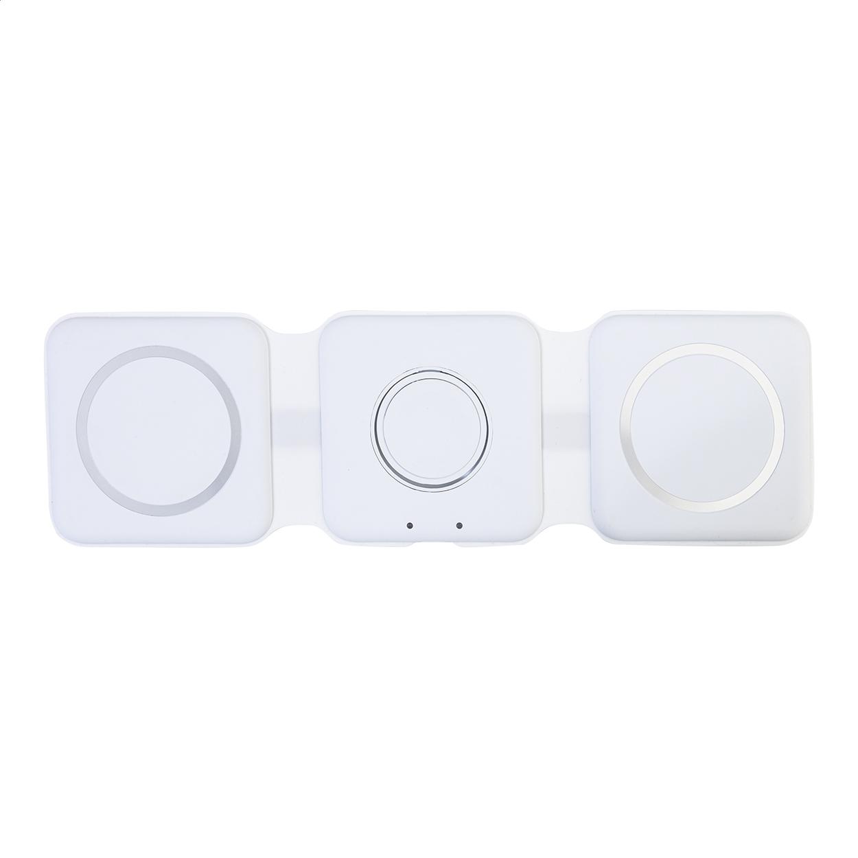 Încărcător wireless RABS 3 în 1 FolCharge Alb