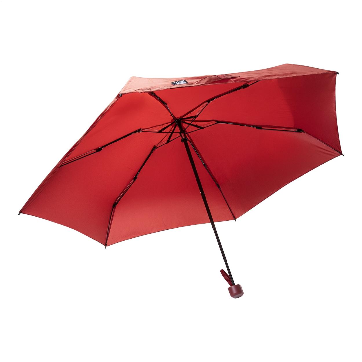 Umbrelă mini, RPET Fractus bordo