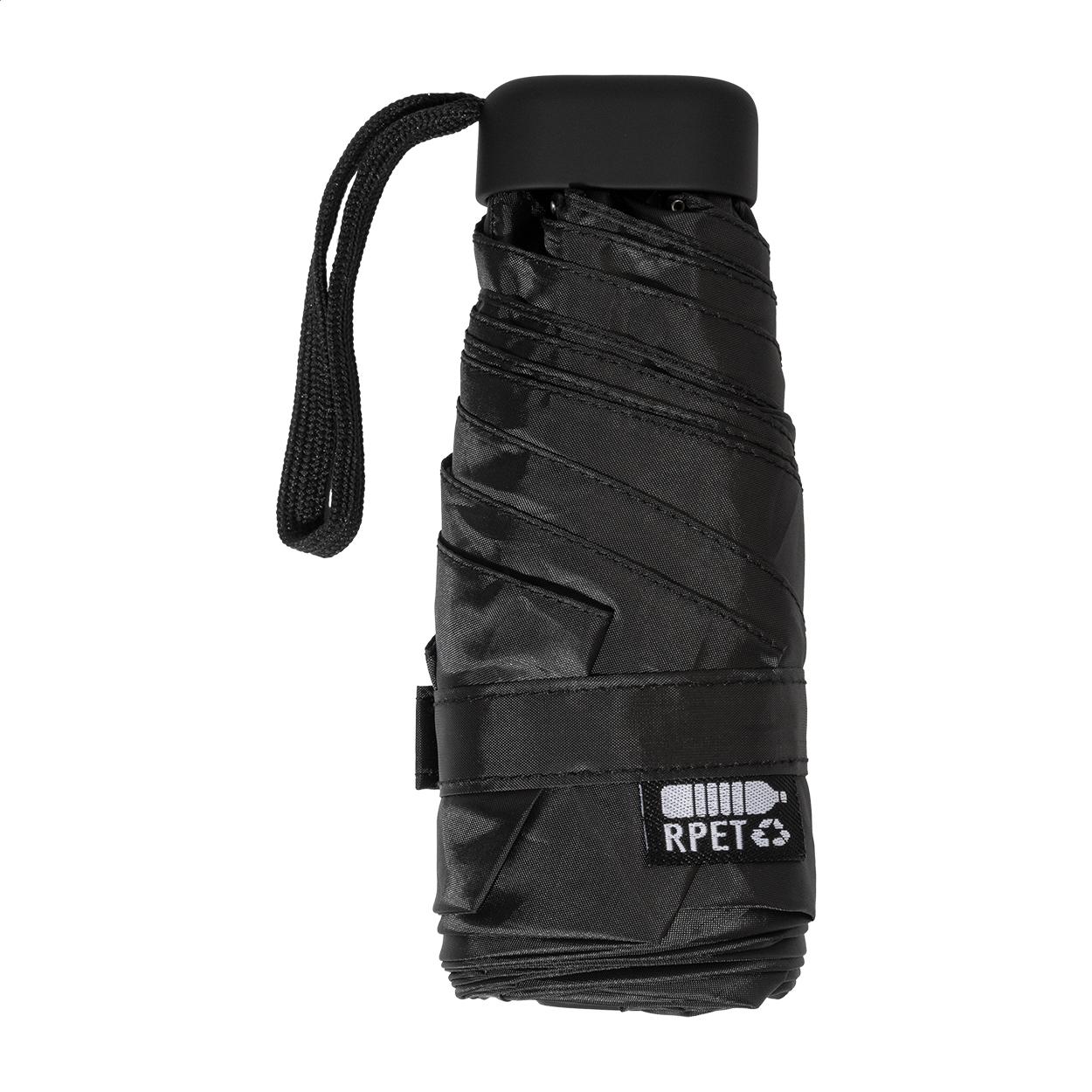 Umbrelă mini, RPET Fractus Negru