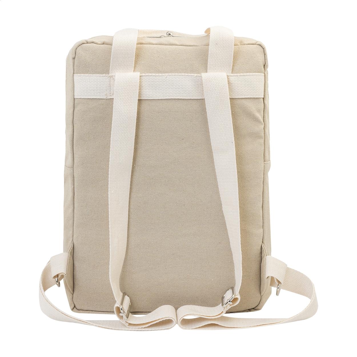 Rucsac din pânză reciclată Rekan Back natural