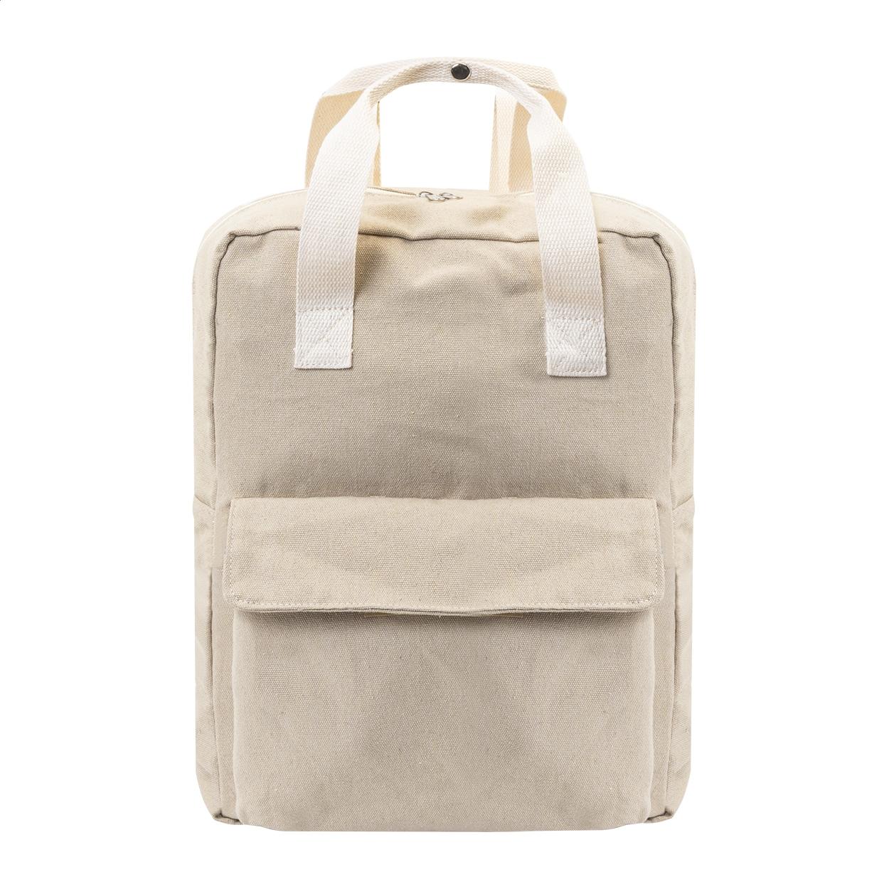 Rucsac din pânză reciclată Rekan Back natural
