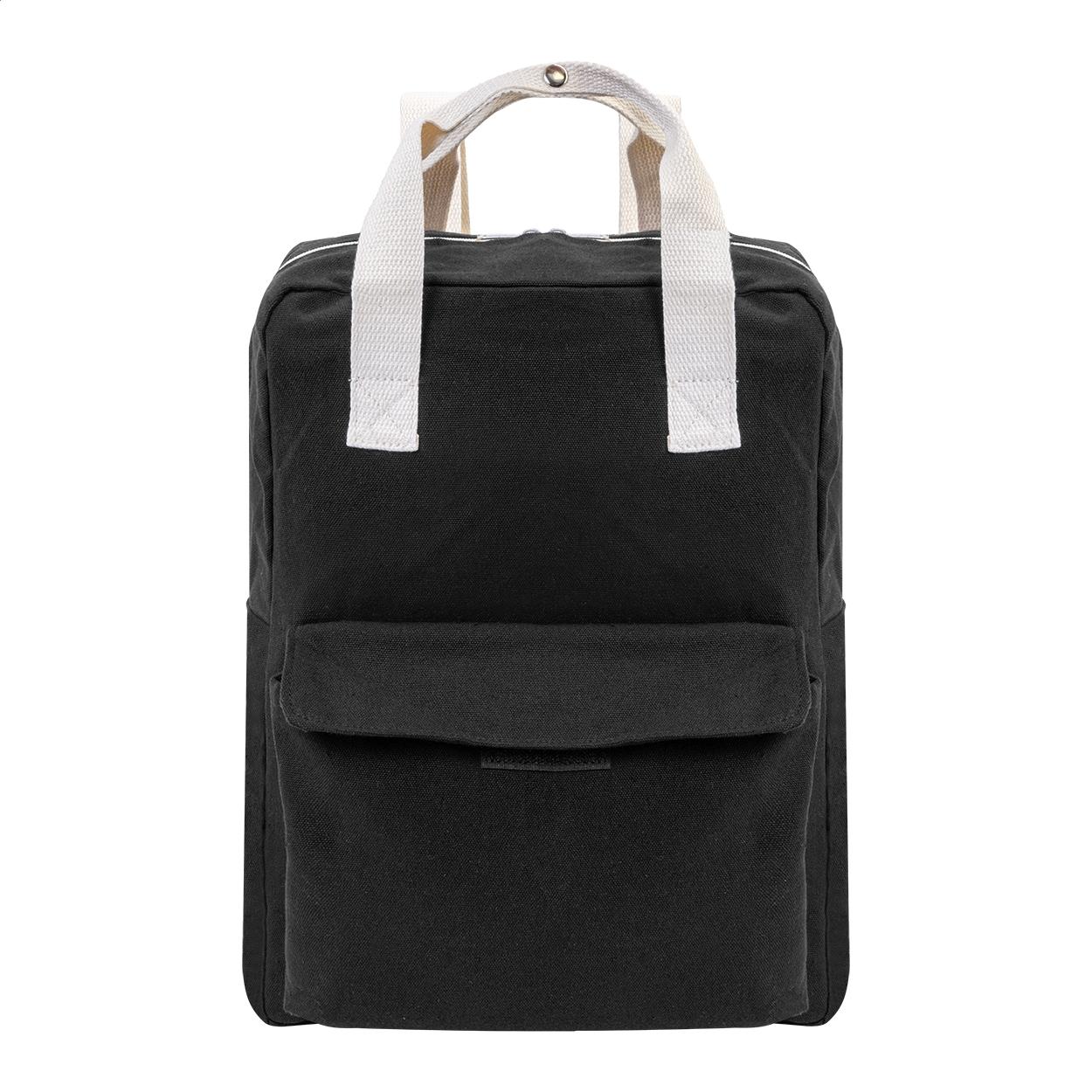 Rucsac din pânză reciclată Rekan Back Negru