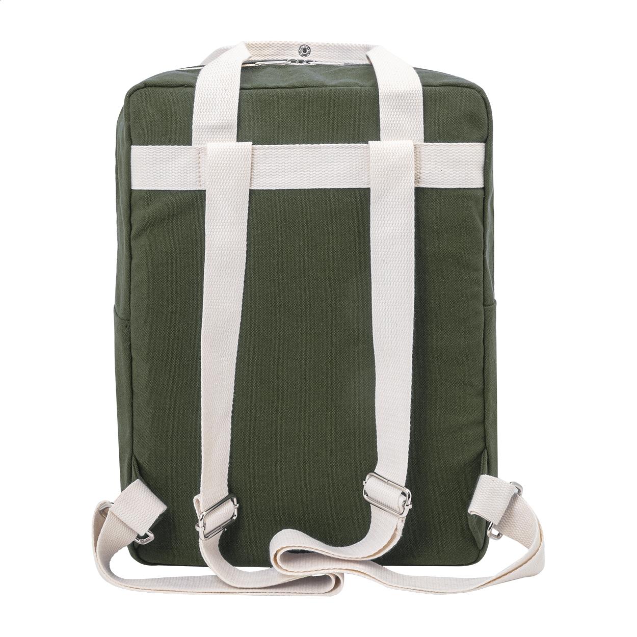 Rucsac din pânză reciclată Rekan Back Verde