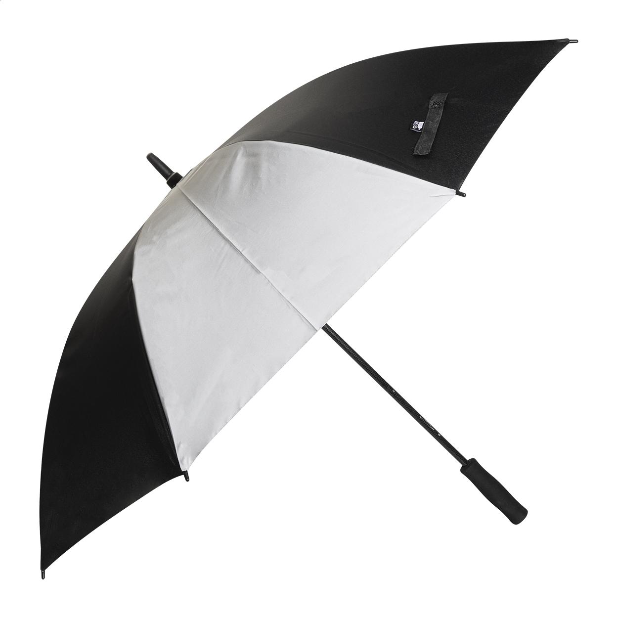 Umbrelă reflectorizantă, RPET Radians XL Negru