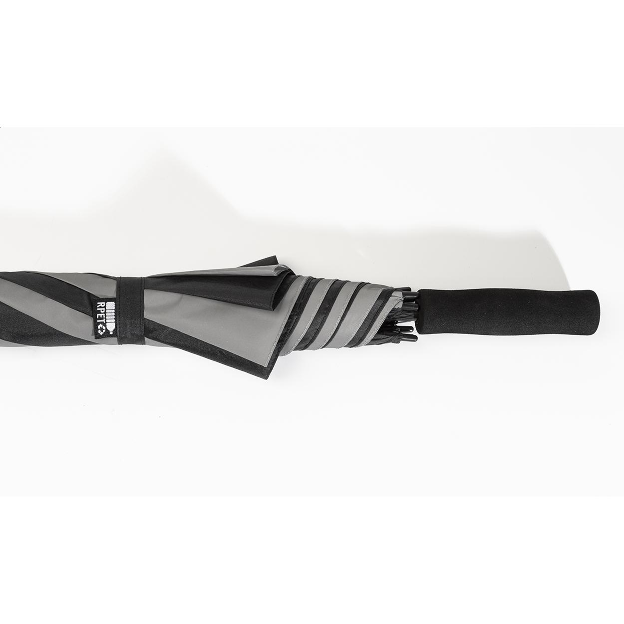 Umbrelă reflectorizantă, RPET Radians XL Negru