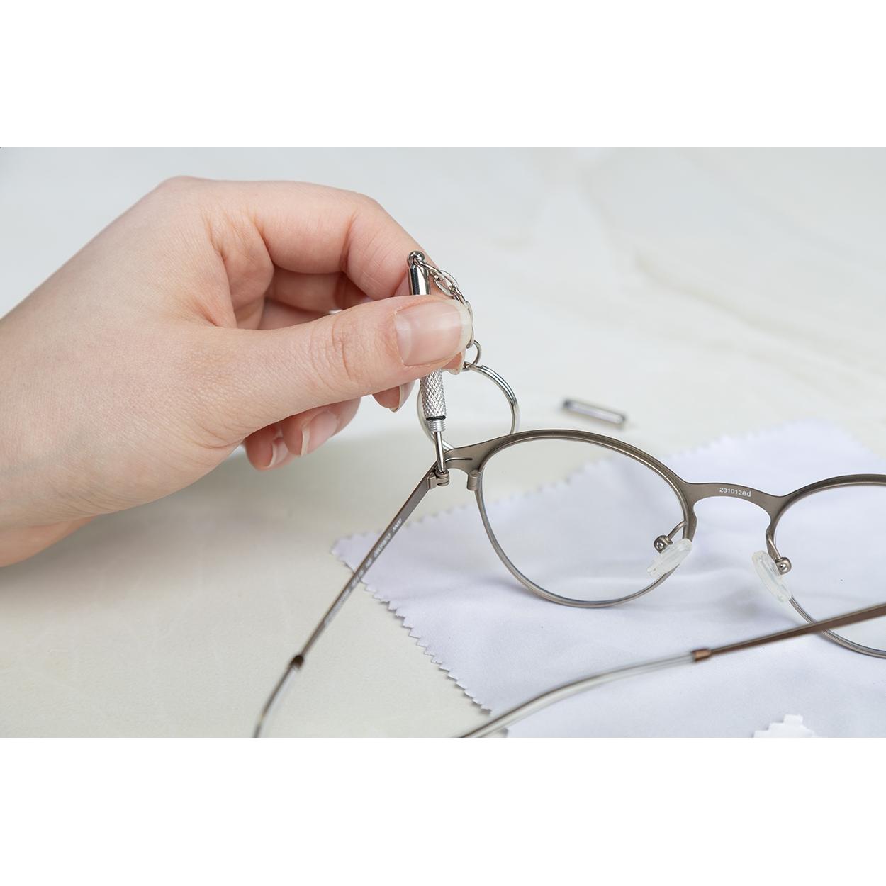 Set reparații ochelari Clearsight Alb