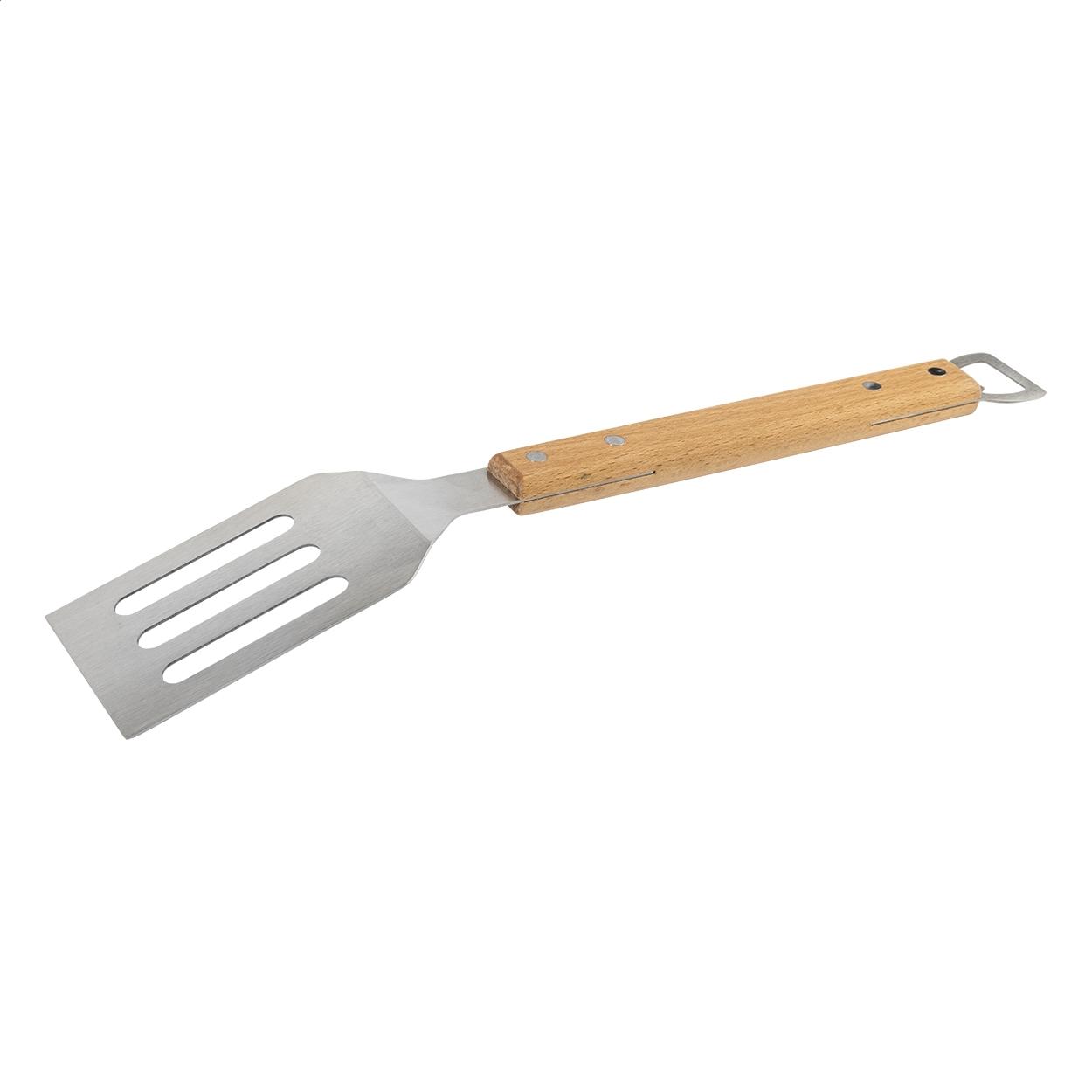 Spatulă pentru grătar Pitmaster natural argintiu