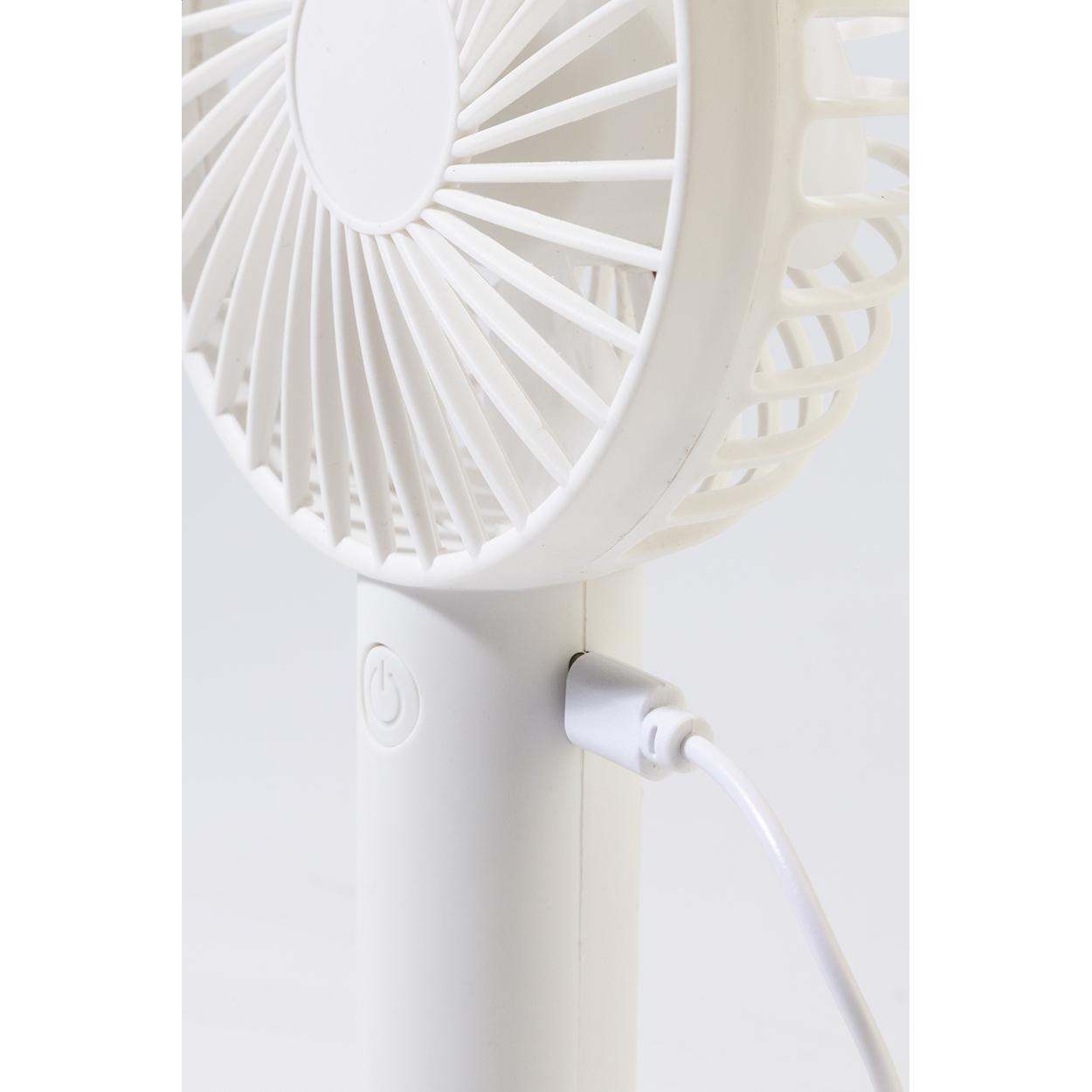 Ventilator de mână reîncărcabil RPP Chillmax Alb
