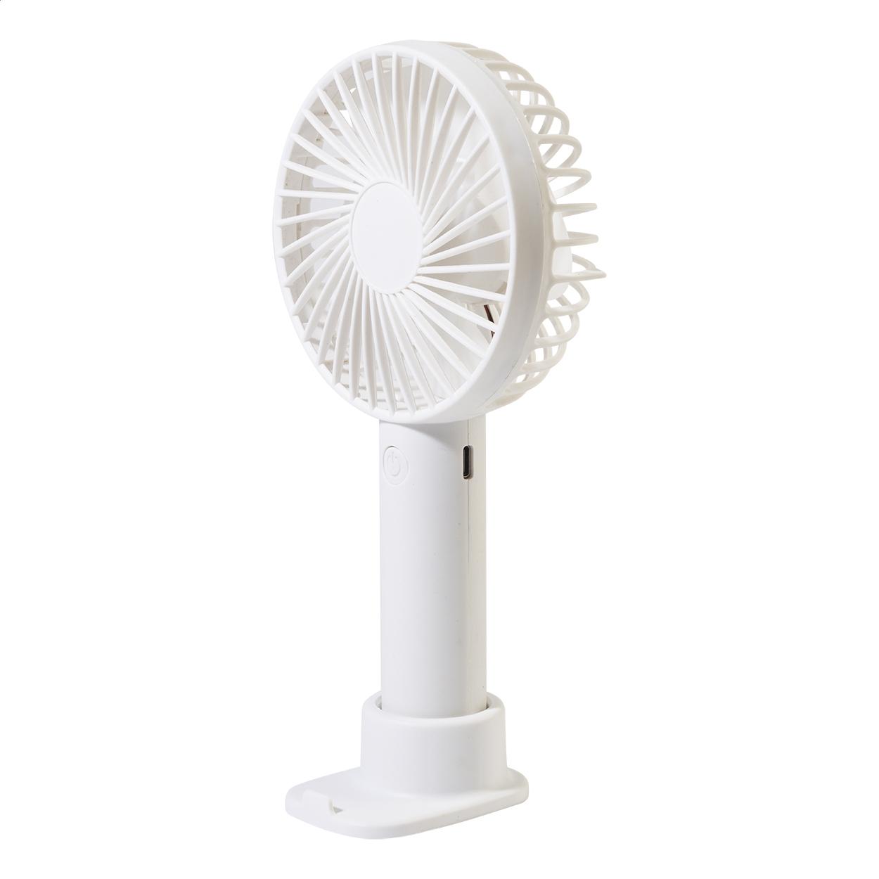 Ventilator de mână reîncărcabil RPP Chillmax Alb