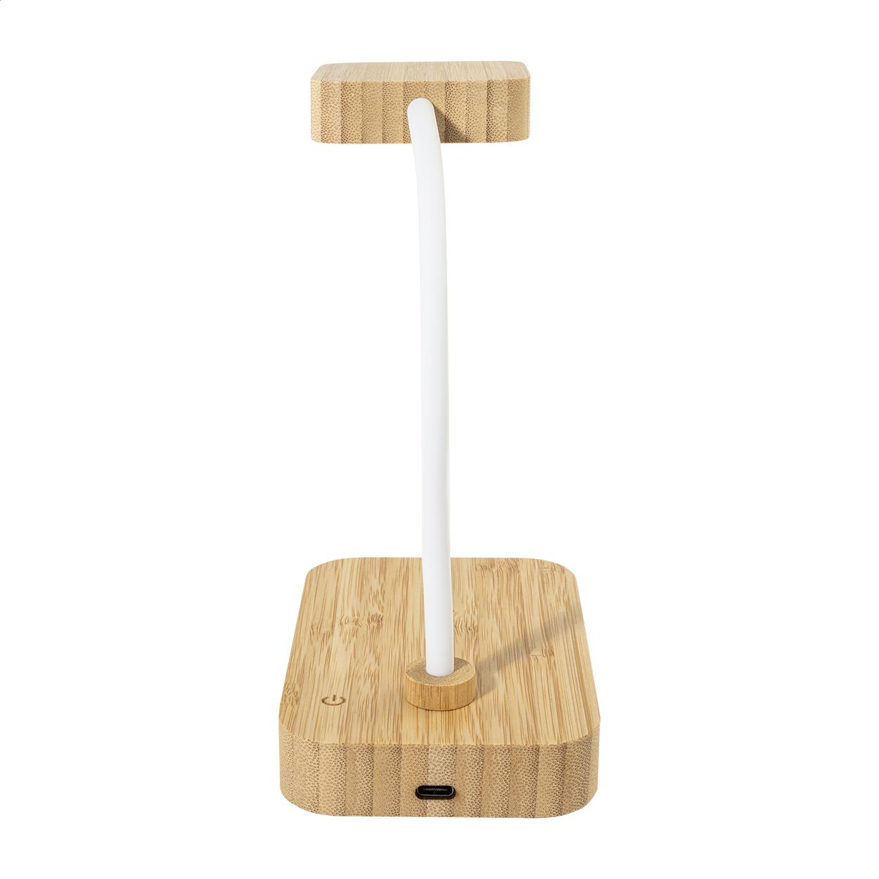 Lampă de birou cu încărcare wireless VoltGlow natural Alb