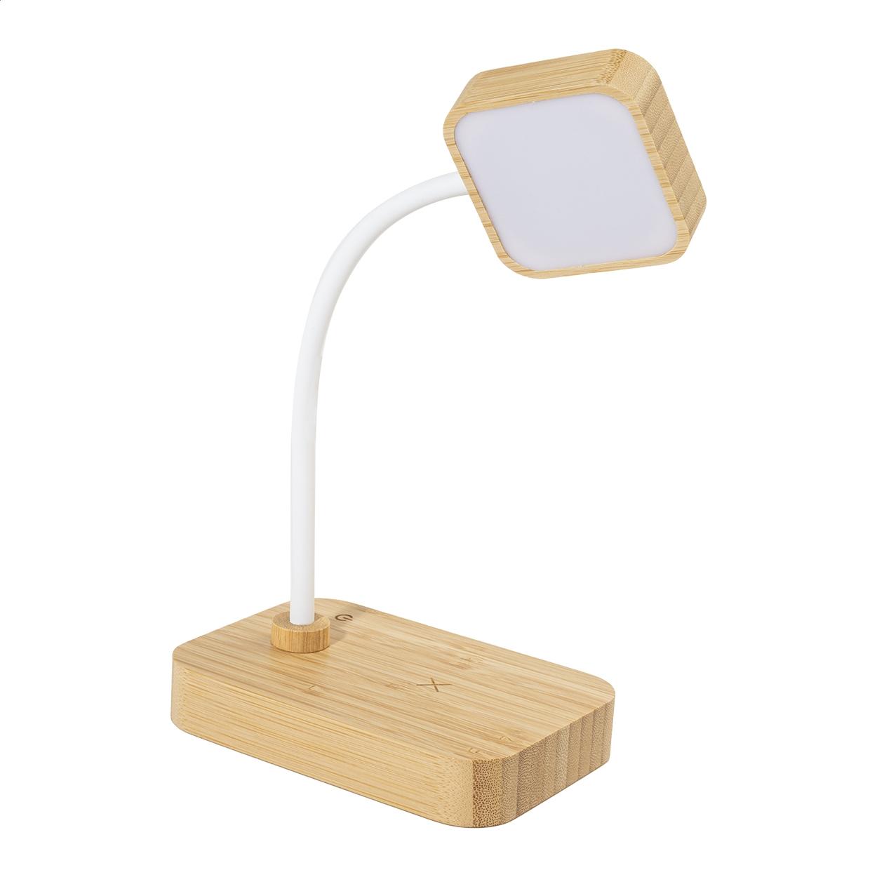 Lampă de birou cu încărcare wireless VoltGlow natural Alb