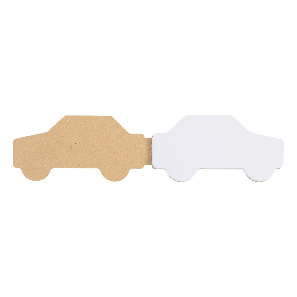 Notes cu file autoadezive personalizate CreaStick Car Eco natural