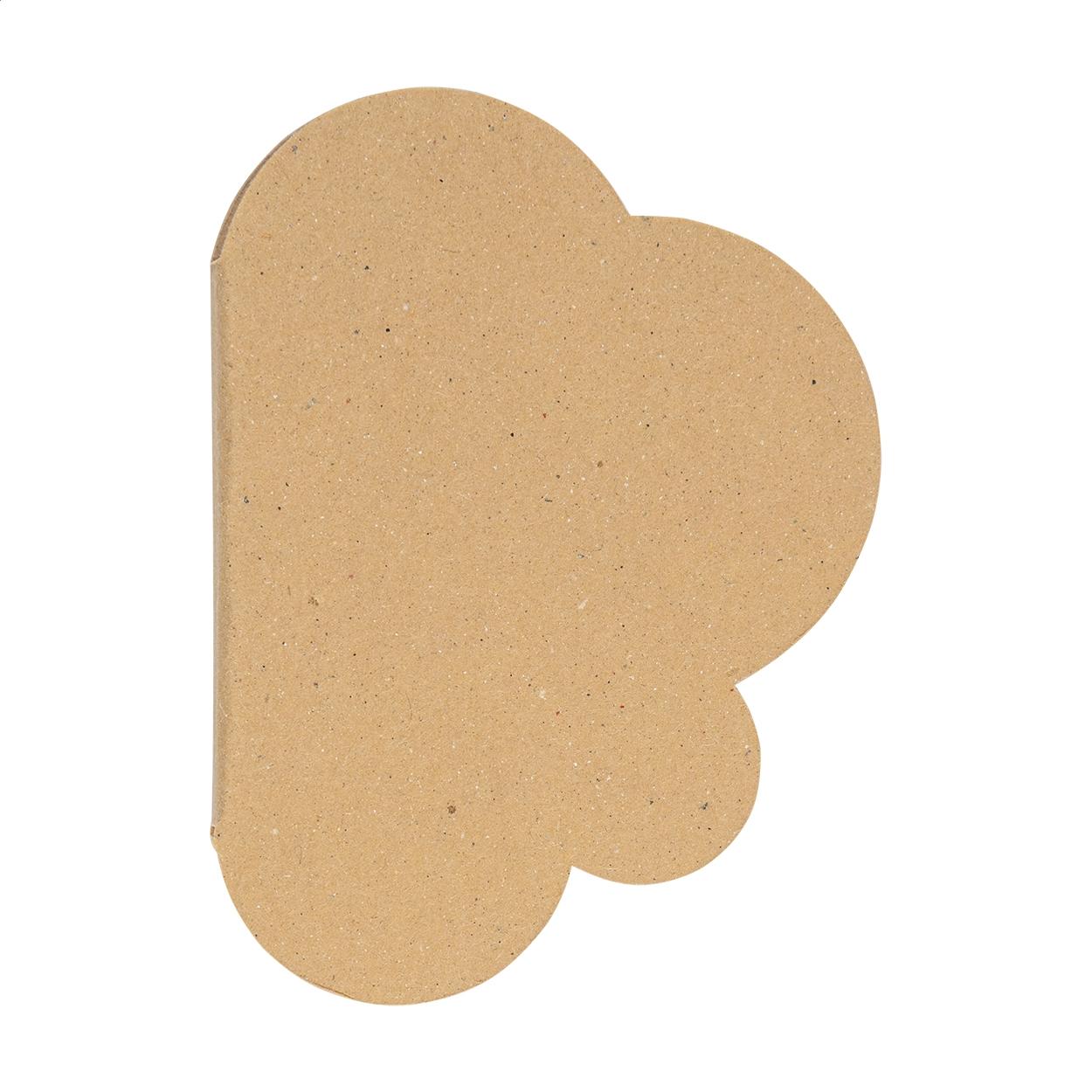 Notes cu file autoadezive personalizate CreaStick Cloud Eco natural