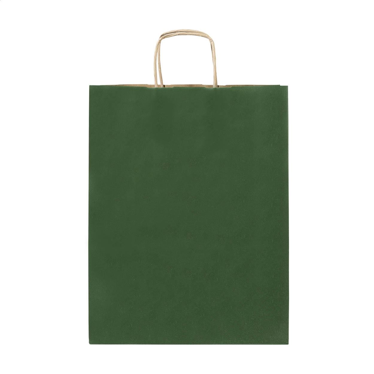 Pungă medie din hârtie pentru cadouri Papbag M Verde