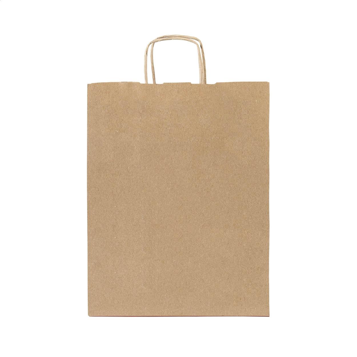 Pungă mică din hârtie pentru cadouri Papbag S natural