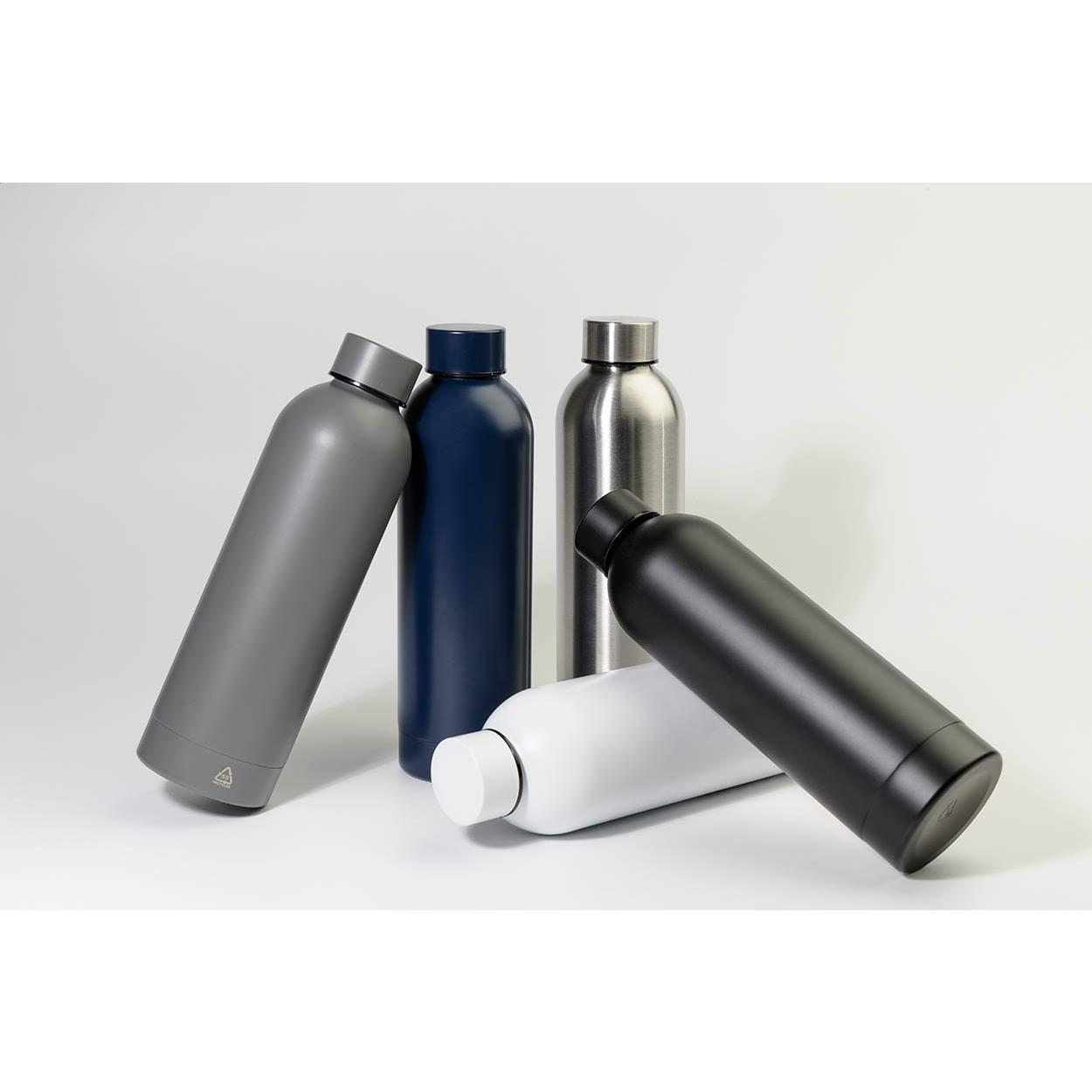 Sticlă XL din oțel inoxidabil reciclat Pumono XL Alb