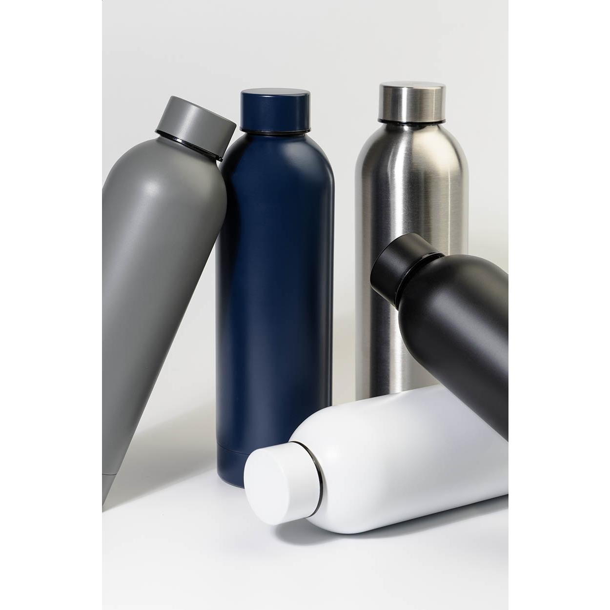 Sticlă XL din oțel inoxidabil reciclat Pumono XL albastru închis