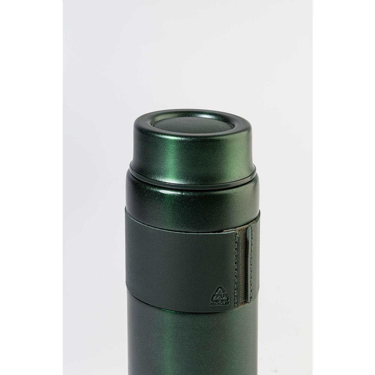 Termos din oțel inoxidabil reciclat Lugula Verde