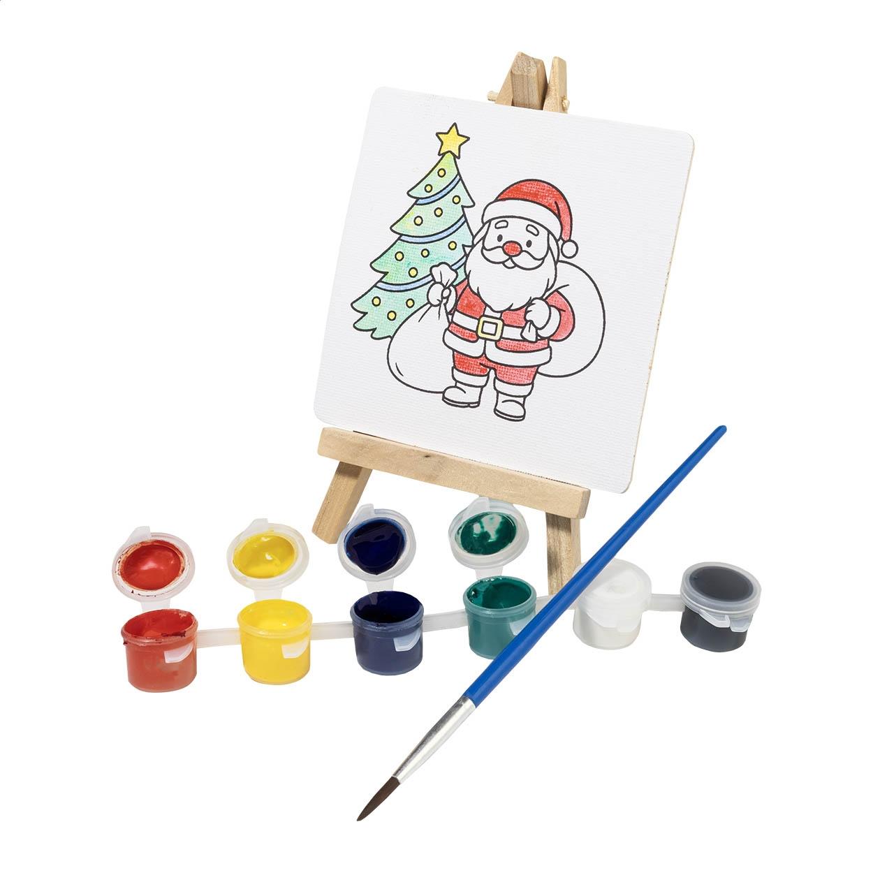 Set de pictură cu tematică de Crăciun Malajul natural multicolor