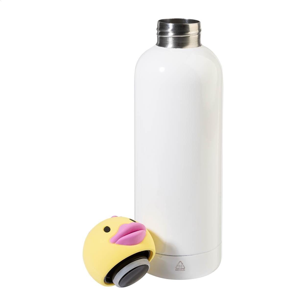 Sticlă termoizolantă pentru copii cu model rață ZooSip Alb Galben