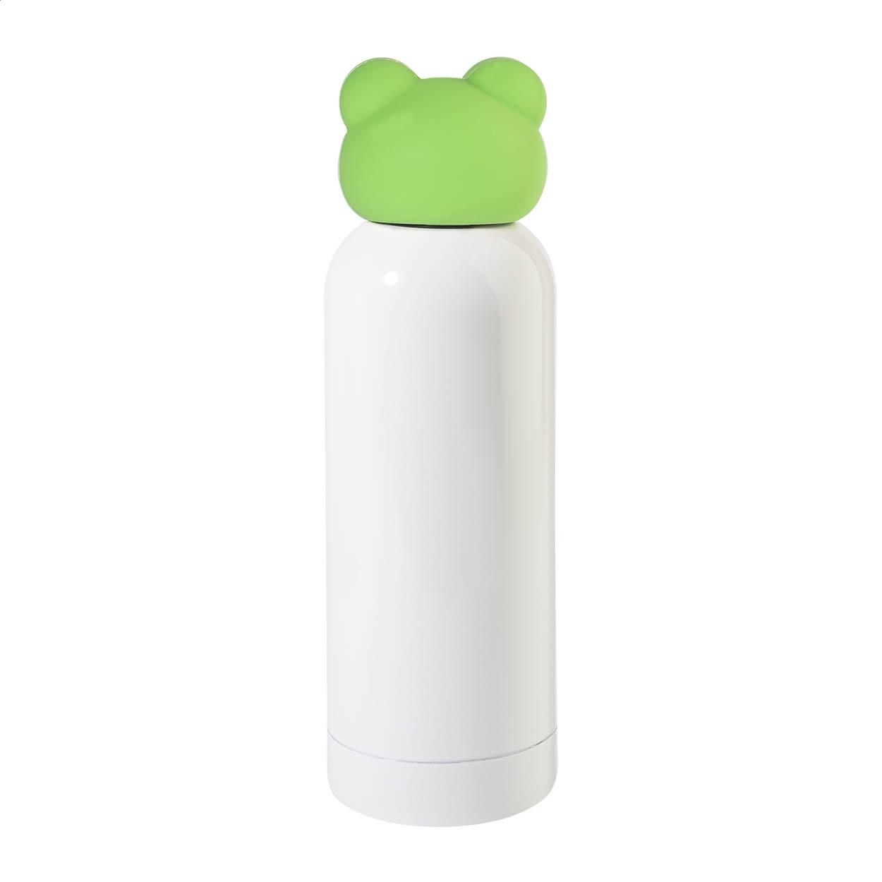 Sticlă termoizolantă pentru copii cu model rață ZooSip Alb Verde