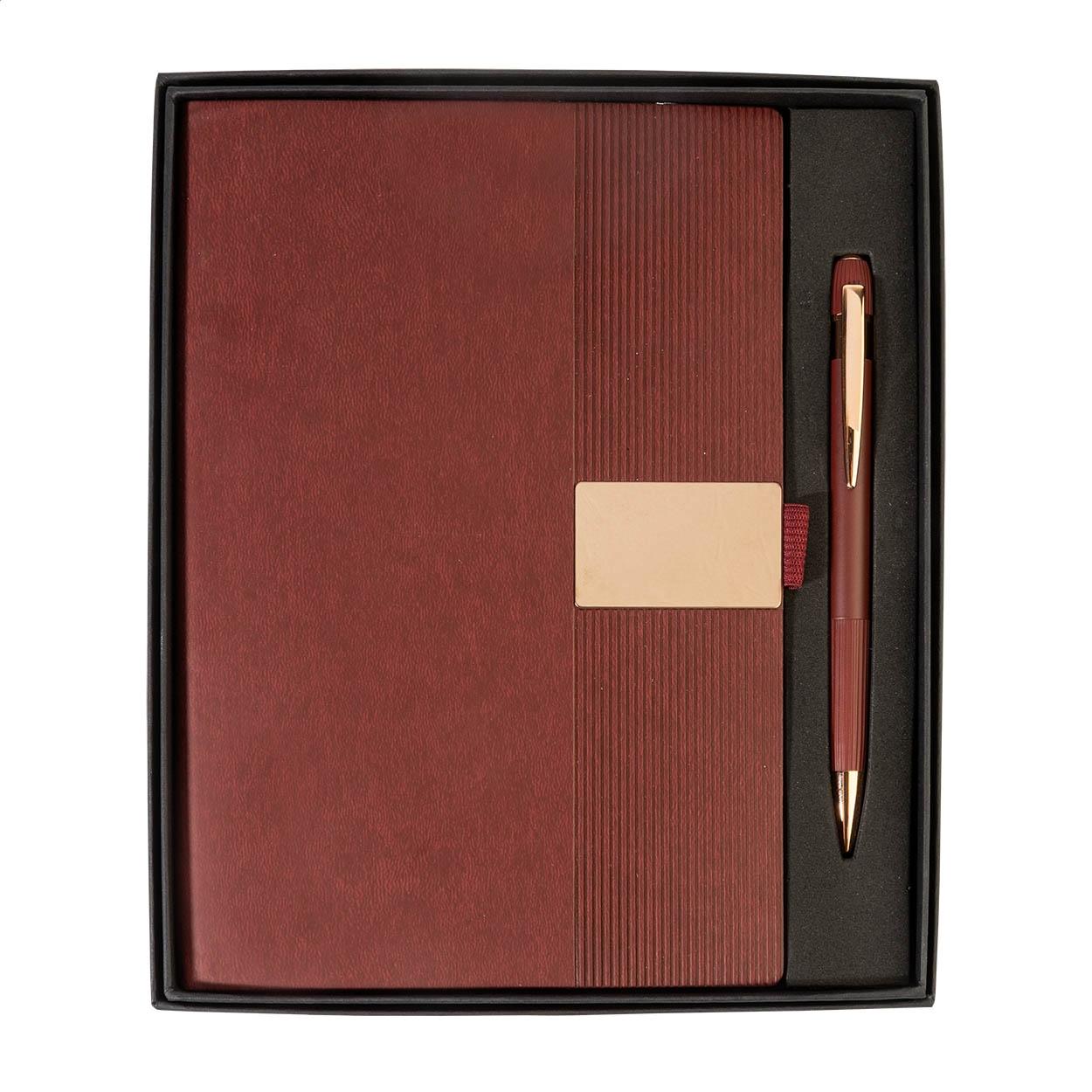Set cu carnet și pix Rozzet burgundy