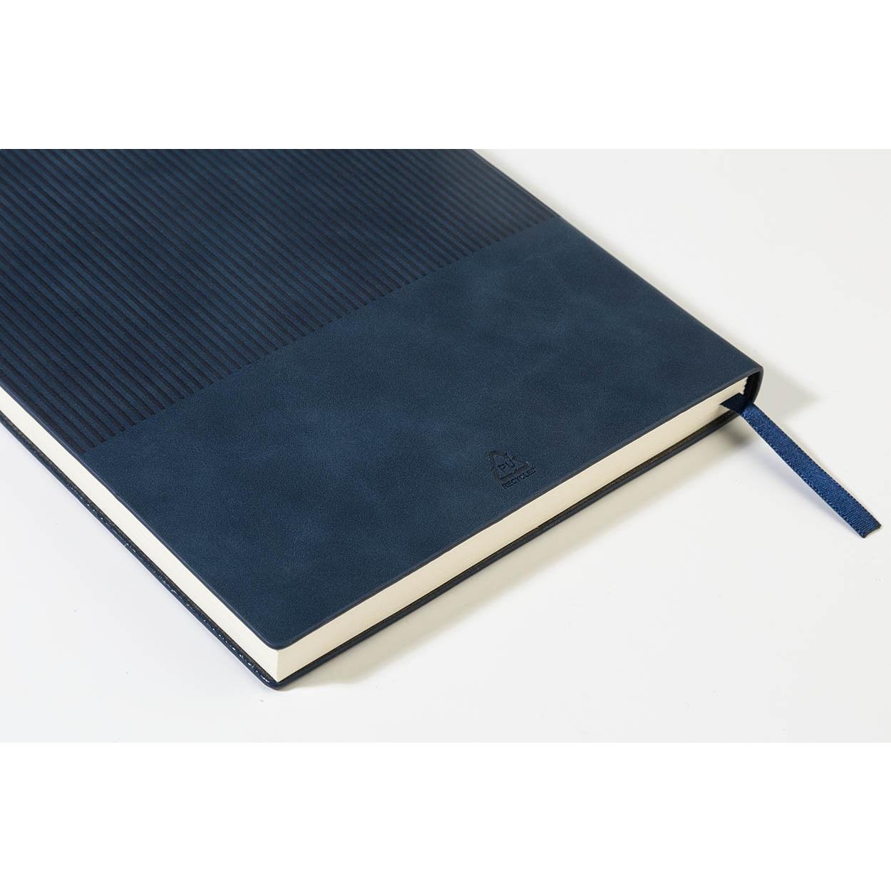 Set cu carnet și pix Strium albastru închis